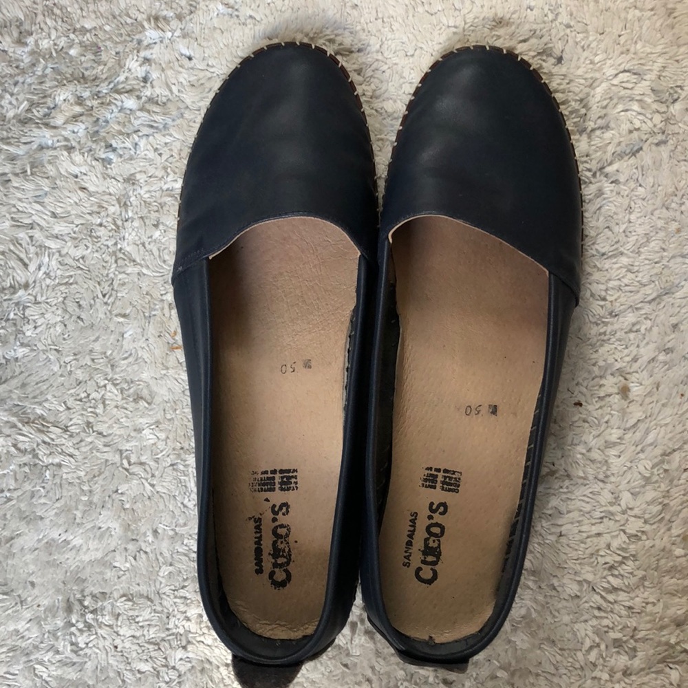 Blue flats